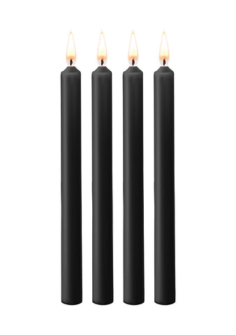 Teasing Wax Candles Large - Blk - 4-Pack OU489BLK