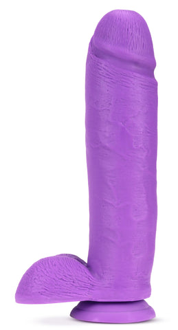 Neo - 10 Inch Dual Density Dildo - Neon Purple BL-34531