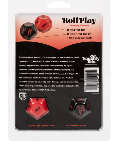 Naughty Bits Roll Play Naughty Dice Set SE4410752