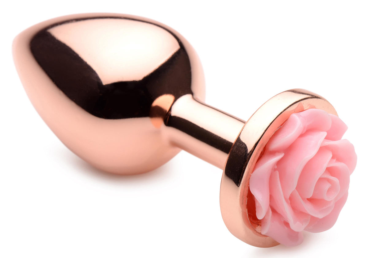 Pink Rose Gold Anal Plug - Medium BTYS-AG855-MED