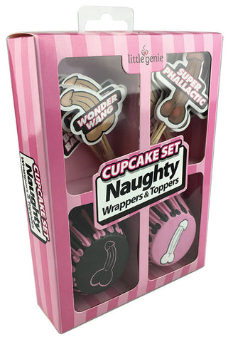 Cupcake Set - Naughty Wrappers & Toppers LG-NV055