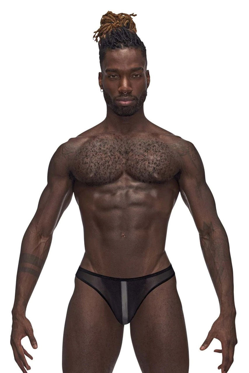 Landing Strip Bikini Brief - XL - Black MP-480271BKXL