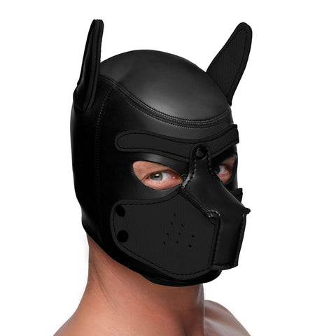 Spike Neoprene Puppy Hood - Black MS-AG292-BLK