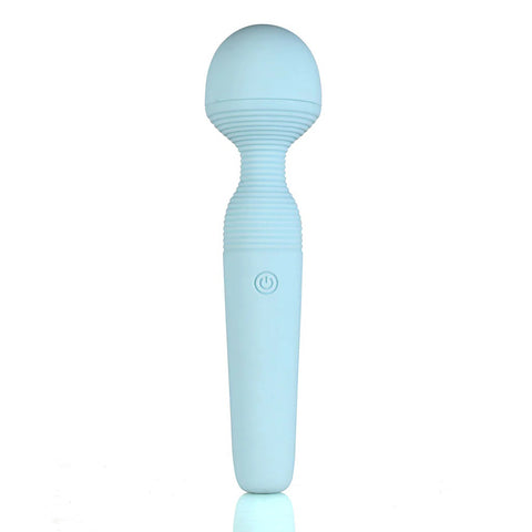 Grace Bendable Vibrating Pleasure Wand - Blue MTAV305