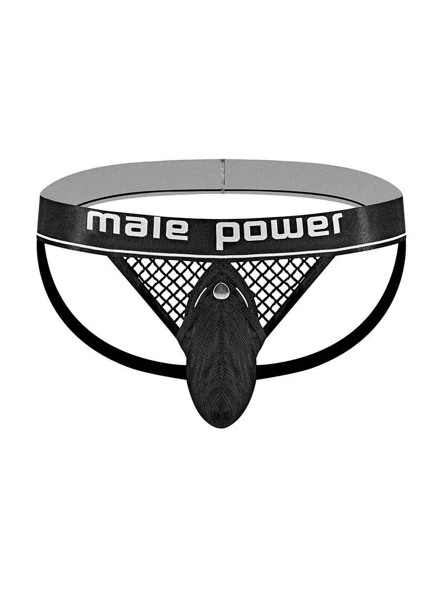 Cock Pit Net Cock Ring Jock - L/ XL - Black MP-346260BKLX