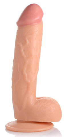 Pop Pecker 8.25 Inch Dildo With Balls - Light POPP-AG768-LGH